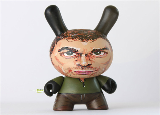 Dexter portrait dunny vinyl toys design