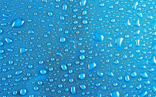 Blue drops wallpaper
