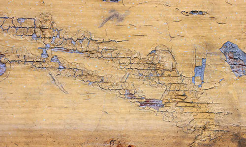 Cracked Yellow Painted Wood texture