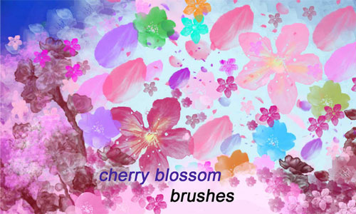 cherry blossom brushes
