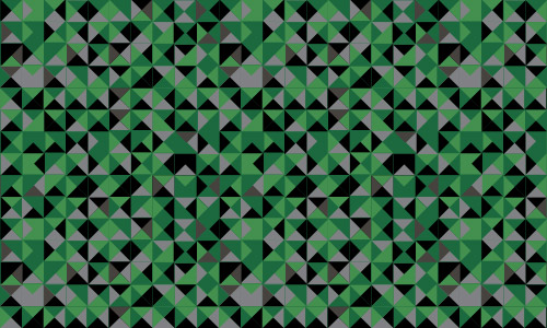 green small triangle pattern