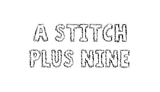 Negative space stitch fonts free download