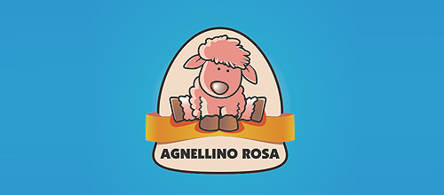 Agnellino rosa logo