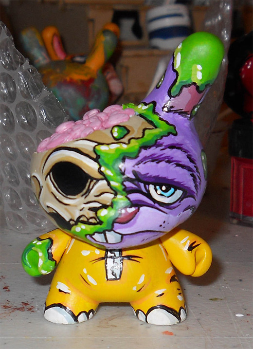 Acid brain dunny vinyl toys design