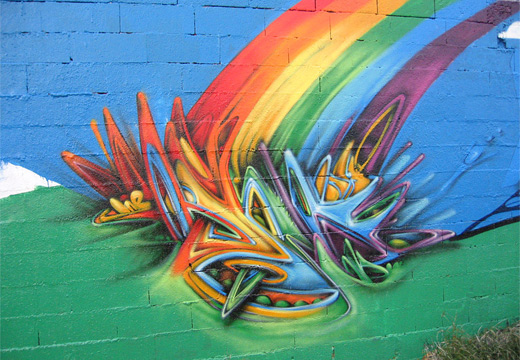 Colorful splash play colors graffiti artworks collection