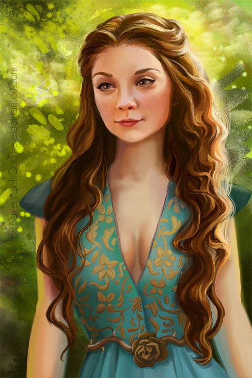 Margaery game of thrones illustration artworks