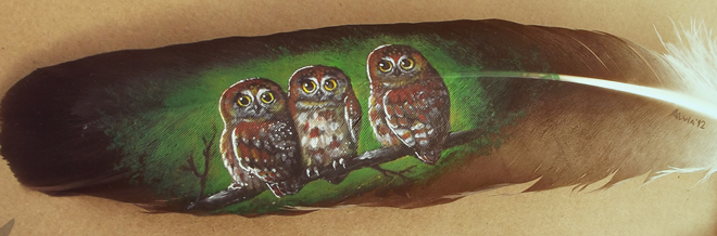 30 Examples of Amiable and Magnificent Feather Painting