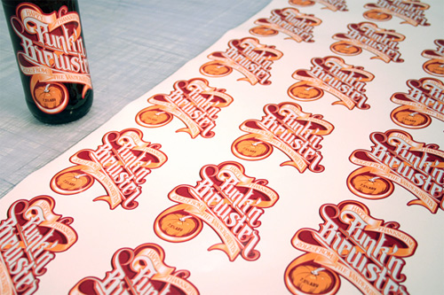 typography sticker beer martin schmetzer