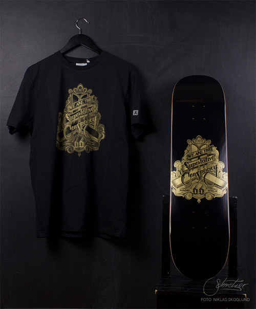 superlative conspiracy t-shirt skateboard print