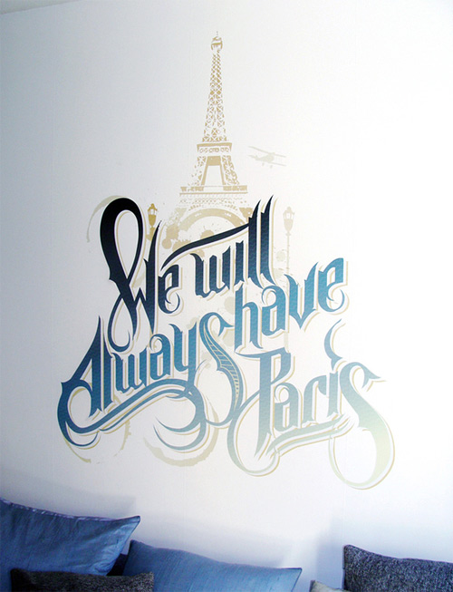 paris martin schmetzer typography wall