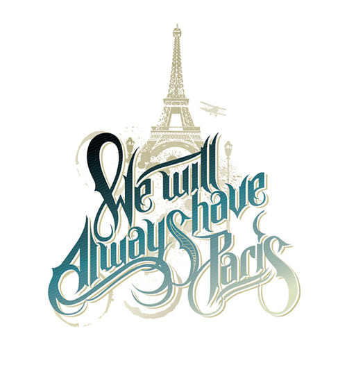 Paris martin schmetzer typography design artworks