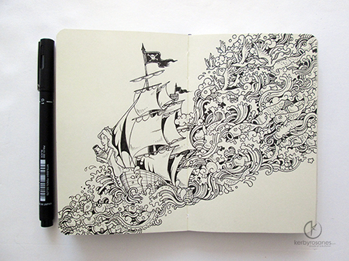 Moleskin Doodles: Journey