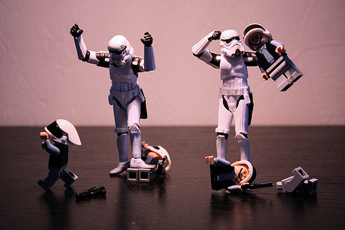 Funny stormtrooper photogprahy