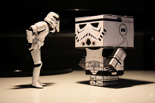 Box stormtrooper photogprahy