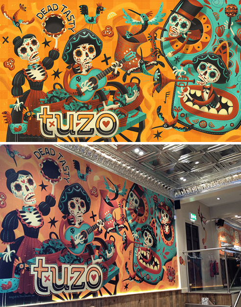 Tuzo - Mexican Kitchen Illustrations