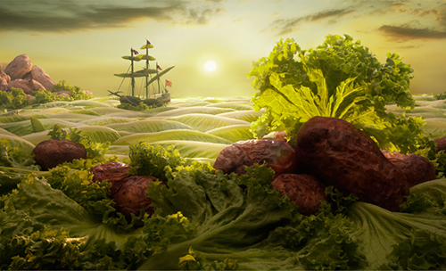 Lettuce Seascape