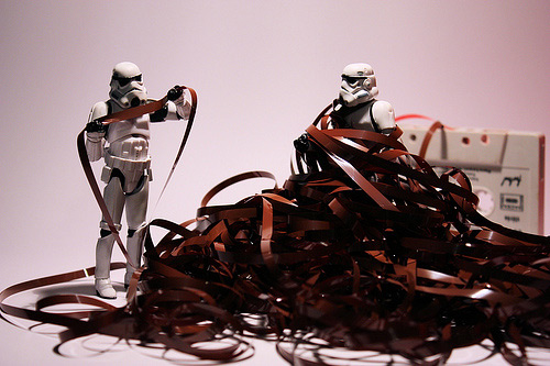 Film strip stormtrooper photogprahy