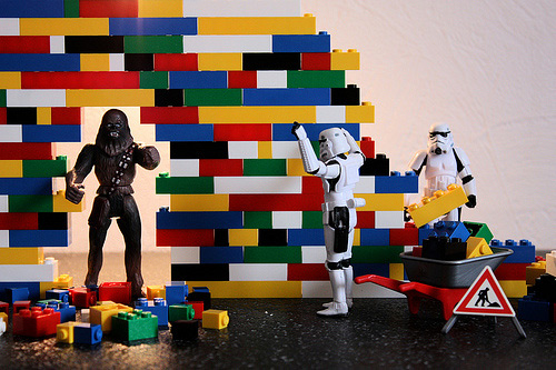 Wall destroyed stormtrooper photogprahy