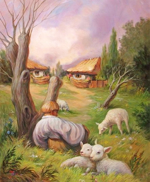 oleg shuplyak optical illusion oil painting