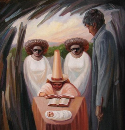 oleg shuplyak optical illusion oil painting