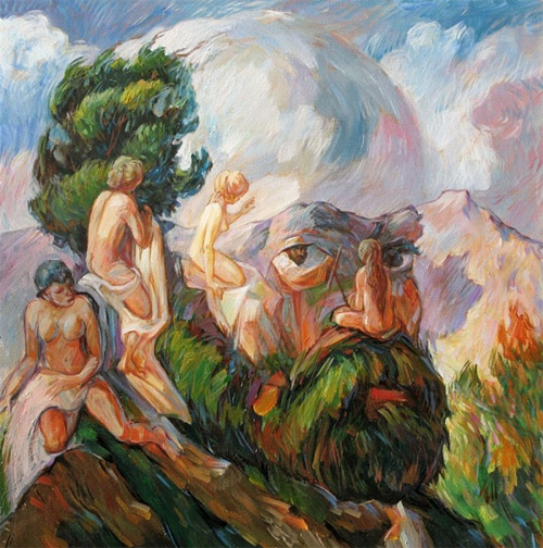 oleg shuplyak optical illusion oil painting