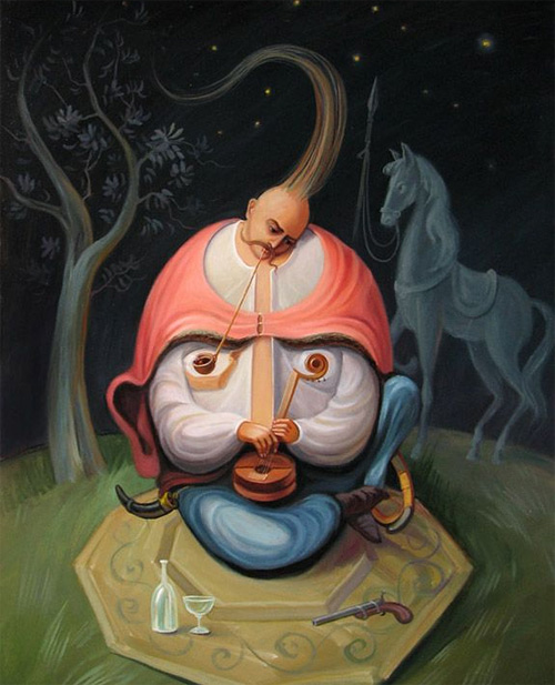 oleg shuplyak optical illusion oil painting