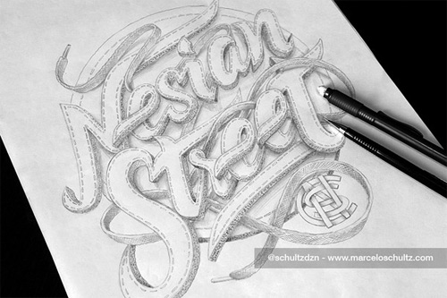 Nesian street shirt design Schultz typography