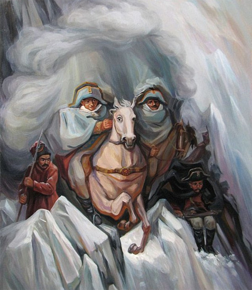 oleg shuplyak optical illusion oil painting