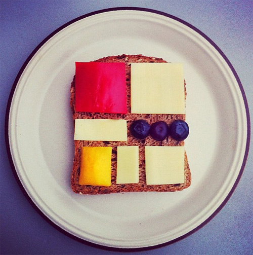 ida skivenes art toast food art