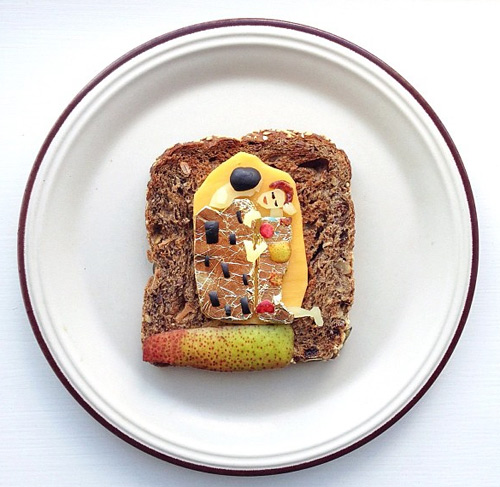 ida skivenes art toast food art
