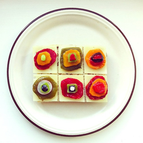 ida skivenes art toast food art