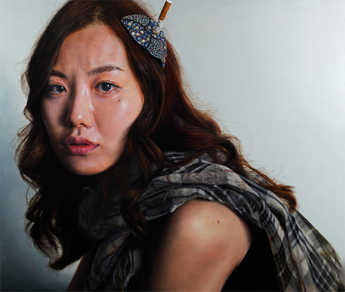 kang-hoon kang photorealistic paintings