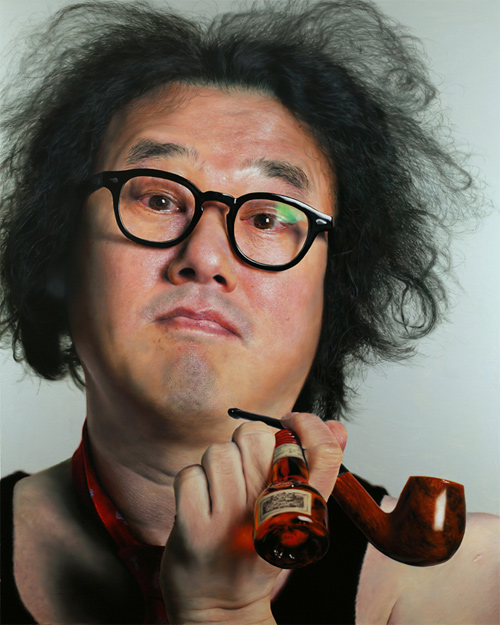 kang-hoon kang photorealistic paintings