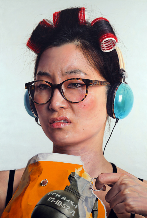 kang-hoon kang photorealistic paintings