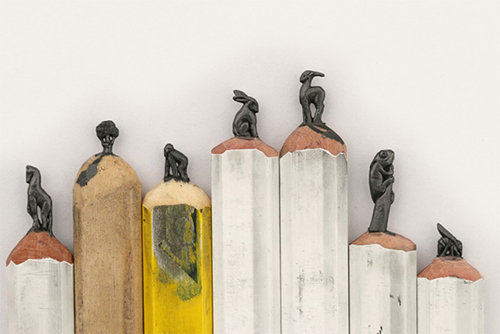 Graphite Pencil Sculptures