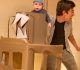 Cool Parents With Their Baby Recreating Famous Movie Scenes With Cardboards