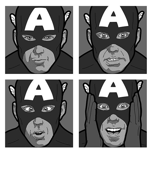 Secret Life of Super Heroes Captain America