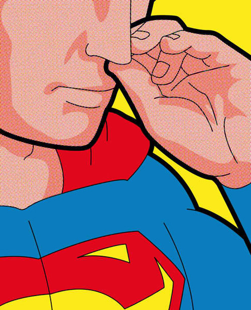 Secret Life of Super Heroes Nose Pick