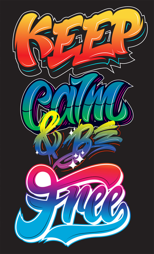 A Collection Of Cool And Colorful Typography Designs You'll Love