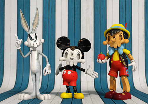 Amazing 3D Designs Of Famous Cartoon Characters | Naldz Graphics