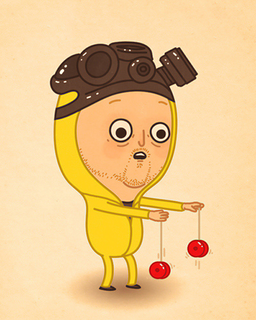 Mike Mitchell cute character illustrations