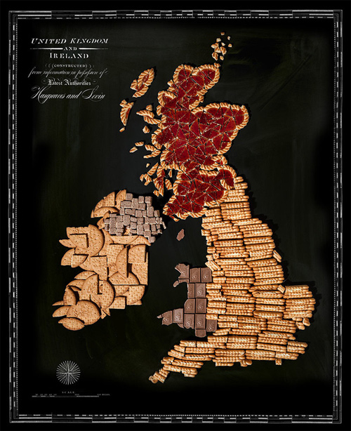 Henry Hargreaves food maps