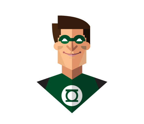 Flat Design Heroes