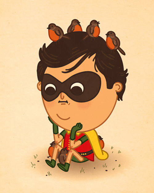 Mike Mitchell cute character illustrations