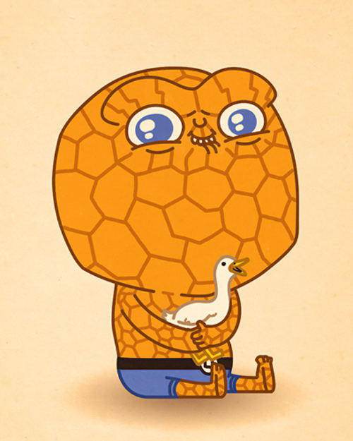 Mike Mitchell cute character illustrations