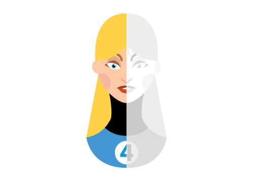 Flat Design Heroes