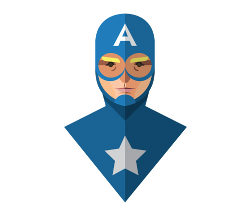 Flat Design Heroes