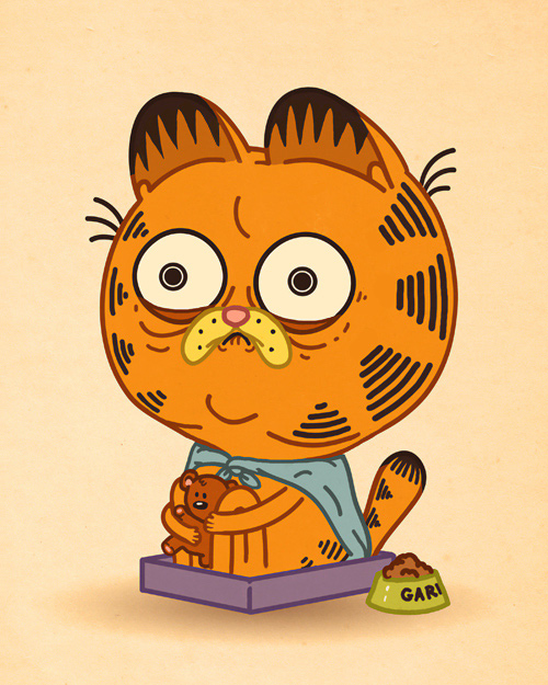 Mike Mitchell cute character illustrations