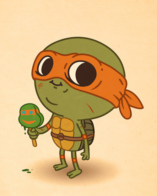 Mike Mitchell cute character illustrations