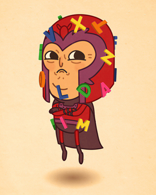 Mike Mitchell cute character illustrations